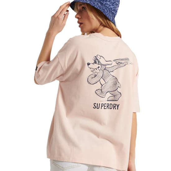 Superdry Γυναικεία κοντομάνικη μπλούζα